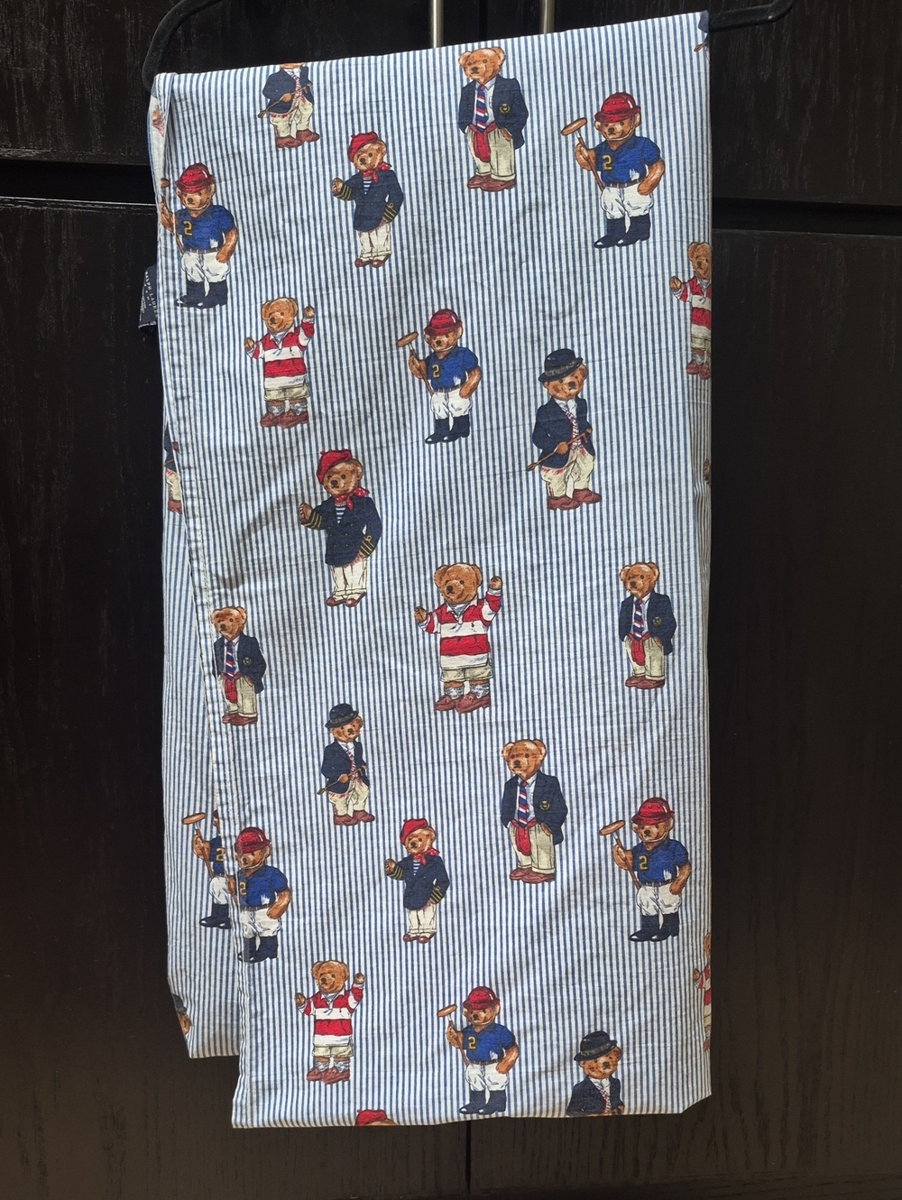 Ralph Lauren Polo Bear Twin Bed Sheet
